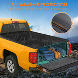 Nilight Soft Roll-Up Tonneau Cover Compatible with Chevy Silverado/GMC Sierra 1500 2007 2008 2009 2010 2011 2012 2013-6.5ft Truck Bed Cover, view 4