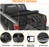 Nilight Soft Roll-Up Tonneau Cover Compatible with Chevy Silverado/GMC Sierra 2500 HD 3500 HD 2020-2026, 6.9ft Truck Bed Cover, view 2