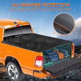Nilight Soft Roll-Up Tonneau Cover Compatible with Ford F250 F350 Super Duty 1999-2016–6.75ft Truck Bed Cover, view 3