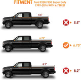 Nilight Soft Roll-Up Tonneau Cover Compatible with Ford F250 F350 Super Duty 1999-2016–6.75ft Truck Bed Cover, view 4