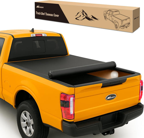 Nilight Soft Roll-Up Tonneau Cover Compatible with Ford F250 F350 Super Duty 2017 2018 2019 2020 2021 2022 2023 2024 2025–6.75ft Truck Bed Cover