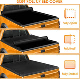 Nilight Soft Roll-Up Tonneau Cover Compatible with Ford F250 F350 Super Duty 2017 2018 2019 2020 2021 2022 2023 2024 2025–6.75ft Truck Bed Cover, view 5