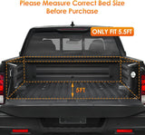 Nilight Soft Roll-Up Tonneau Cover Compatible with Honda Ridgeline 2017 2018 2019 2020 2021 2022 2023 2024 2025– 5ft Truck Bed Cover, view 5