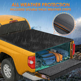 Nilight Soft Roll-Up Tonneau Cover Compatible with Toyota Tundra 2007 2008 2009 2010 2011 2012 2013 2014 2015 2016 2017 2018 2019 2020 2021– 5.5ft Truck Bed Cover, view 3