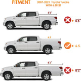 Nilight Soft Roll-Up Tonneau Cover for 2007–2021 Toyota Tundra 6.5ft Bed, Weatherproof Truck Bed Cover, Easy Roll-Up Access, view 3