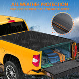Nilight Soft Roll-Up Tonneau Cover for 2007–2021 Toyota Tundra 6.5ft Bed, Weatherproof Truck Bed Cover, Easy Roll-Up Access, view 4