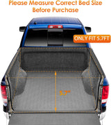 Nilight Soft Roll Up Truck Bed Cover Compatible with Ram 1500 2019 2020 2021 2022 2023 2024 2025 New Body Style,5.7ft, view 4