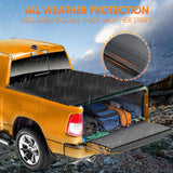 Nilight Soft Roll Up Truck Bed Tonneau Cover Compatible with Ram 1500 2009 2010 2011 2012 2013 2014 2015 2016 2017 2018,5.7ft, view 3