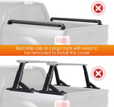 Nilight Soft Roll Up Truck Bed Tonneau Cover Compatible with Ram 1500 2009 2010 2011 2012 2013 2014 2015 2016 2017 2018,5.7ft, view 6