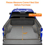 Nilight Soft Roll Up Truck Bed Tonneau Cover Compatible with Ram 1500 2009 2010 2011 2012 2013 2014 2015 2016 2017 2018,6.4ft, view 4
