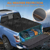 Nilight Soft Roll-Up Truck Bed Tonneau Cover for Nissan Titan 2017-2026 6.5ft Bed, Waterproof Low Profile Vinyl Pickup Bed Cover, view 5