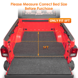 Nilight 2020 2021 2022 2023 2024 Jeep Gladiator JT 6.5ft Soft Roll Up Truck Tonneau Cover, view 5