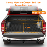 Nilight Soft Tri-fold Truck Bed Tonneau Cover Compatible with 2009-2025 Dodge Ram 1500(Include Classic and New Body)-5.6ft, view 5