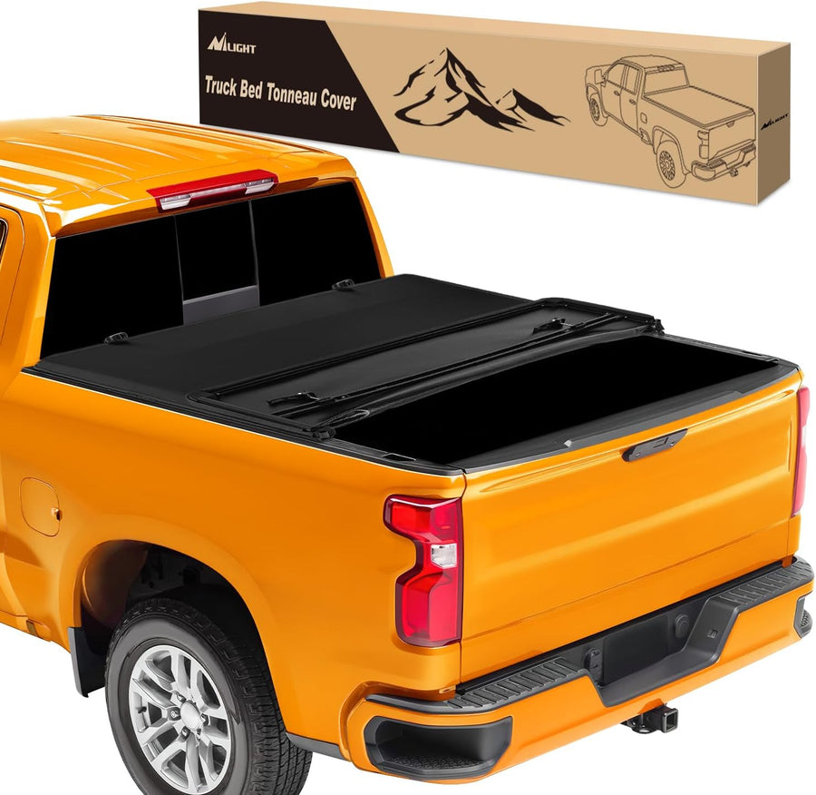 Nilight Soft Tri-fold Truck Bed Tonneau Cover Compatible with Chevy Colorado/GMC Canyon 2015-2026, 5.2ft