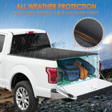 Nilight Soft Tri-fold Truck Bed Tonneau Cover Compatible with Ford F150 2004 2005 2006 2007 2008 2009 2010 2011 2012 2013 2014-5.5ft, view 3