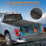 Nilight Soft Tri-fold Truck Bed Tonneau Cover Compatible with Ford F150 2015 2016 2017 2018 2019 2020 2021 2022 2023 2024 2025 2026-5.5ft, view 3