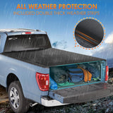 Nilight Soft Tri-fold Truck Bed Tonneau Cover Compatible with Ford F150 2015 2016 2017 2018 2019 2020 2021 2022 2023 2024 2025-6.5ft, view 3