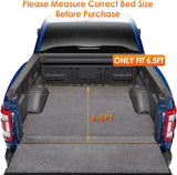 Nilight Soft Tri-fold Truck Bed Tonneau Cover Compatible with Ford F150 2015 2016 2017 2018 2019 2020 2021 2022 2023 2024 2025-6.5ft, view 4
