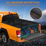 Nilight Soft Tri-fold Truck Bed Tonneau Cover Compatible with Toyota Tundra 2022 2023 2024-5.5ft, view 3