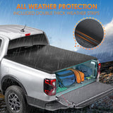 Nilight Soft Tri-fold Truck Bed Tonneau Cover Fits for 2019 2020 2021 2022 2023 2024 2025 2026 Ford Ranger-5ft, view 3