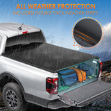 Nilight Soft Tri-fold Truck Bed Tonneau Cover Fits for 2019 2020 2021 2022 2023 Ford Ranger-6ft, view 3