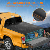 Nilight Soft Tri-fold Truck Bed Tonneau Cover Fits for Toyota Tacoma 2016 2017 2018 2019 2020 2021 2022 2023-5ft, view 4