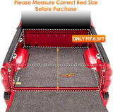Nilight Soft Tri-fold Truck Bed Tonneau Cover Fits for Toyota Tundra 2022 2023 2024-6.5ft, view 5