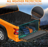 Nilight Soft Tri-Fold Truck Bed Tonneau Cover for Nissan Frontier 2005-2025 5ft Bed, Waterproof Low Profile PVC Pickup Bed Cover, view 3