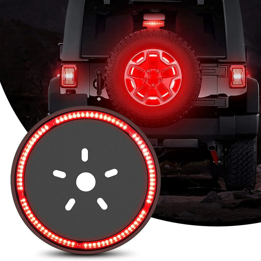 Nilight Spare Tire Brake Light For 2007 2008 2009 2010 2011 2012 2013 2014 2015 2016 2017 2018 Jeep Wrangler JK JKU YJ TJ