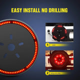 Nilight Spare Tire Brake Light For 2007 2008 2009 2010 2011 2012 2013 2014 2015 2016 2017 2018 Jeep Wrangler JK JKU YJ TJ, view 4