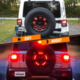 Nilight Spare Tire Brake Light For 2018 2019 2020 2021 Jeep Wrangler JK JKU JL JLU, view 4