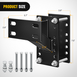 Nilight Spare Tire Carrier Trailer Spare Tire Mount Boat Trailer Carrier Bracket Utility Trailer Accessories Fits 4 & 5 & 6 Lugs Trailer Wheels on 4Inch 4.5Inch 4.75Inch 5Inch and 5.5Inch Bolt Patterns 150 Lbs, view 2