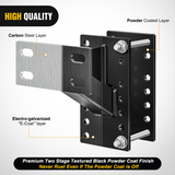 Nilight Spare Tire Carrier Trailer Spare Tire Mount Boat Trailer Carrier Bracket Utility Trailer Accessories Fits 4 & 5 & 6 Lugs Trailer Wheels on 4Inch 4.5Inch 4.75Inch 5Inch and 5.5Inch Bolt Patterns 150 Lbs, view 3