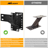 Nilight Spare Tire Carrier Trailer Spare Tire Mount Boat Trailer Carrier Bracket Utility Trailer Accessories Fits 4 & 5 & 6 Lugs Trailer Wheels on 4Inch 4.5Inch 4.75Inch 5Inch and 5.5Inch Bolt Patterns 150 Lbs, view 4