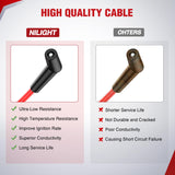 Nilight Spark Plug Wire 10.5 mm High Performance Ignition Wire Replacement for LSx LS1 LS2 LS3 LS6 LS7, view 6