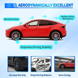 Nilight Spoiler Fit for Tesla Model 3 Highland 2024 2025 2026 Spoilers for Cars Rear Spoiler Wing Sporty Rear Trunk Lip Exterior Accessories No-Drill Installation ABS Carbon Fiber Pattern, Matte Black (25% OFF Final Checkout), view 6