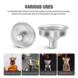Nilight Stainless Steel Mini Funnel for Essential Oil Bottles Flasks 6PCS, view 3