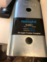 Nilight Straight Trailer Coupler with Security Latch&Chain for 2-Inch Hitch Ball, 2-1/2 Inch Channel,3500 LBS,Heavy Duty Trailler Tongue Coupler for Station Wagon, Truck, Bolted & Welded Installation (25% OFF Final Checkout), view 2