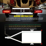 Nilight Submersible Low Profile Rectangular LED Trailer Light Kit (Pair), view 6