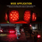 Nilight Submersible Square LED Trailer Light Kit (Pair), view 6