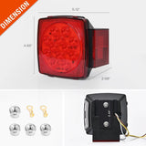 Nilight Submersible Square LED Trailer Light (Pair), view 2