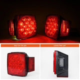 Nilight Submersible Square LED Trailer Light (Pair), view 3