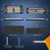 Nilight Surface Mount Led Strobe Light Kit (8 Pcs), view 2