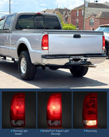 Nilight Tail light + 3rd Third Brake Light Assembly Compatible with 1999 2000 2001 2002 2003 2004 2005 2006 2007 F250 F350 F450 F550 Super Duty Red Taillight with High Mount Brake Rear Cargo Lamp, view 6