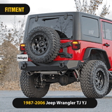 Nilight Tail Light Covers, 2PCS Black Rear Brake Light Guards Protector Exterior Accessories for 1987-2006 Wrangler TJ YJ, view 6