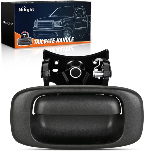 Nilight Tailgate Handle Car Liftgate Latch Handles Assembly Compatible with 1999 00 01 02 03 04 05 06 2007 Chevy Silverado GMC Sierra 1500 2500 3500 Replaces#76106 15997911 15228539 15228541 15228540
