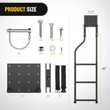 Nilight Tailgate Ladder For Pickup with Aluminum Step Grip Plate (25% OFF Final Checkout), view 6