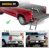 Nilight Tailgate Ladder For Pickup with Aluminum Step Grip Plate, view 3