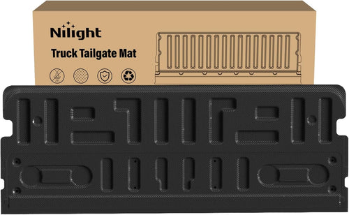 Nilight Tailgate Mat for Ford F150 2021-2026 F150 Lightning 2022-2026 (Not Fit Pro Access Work Surface Version) All Weather TPE Anti Slip Truck Tailgate Protector Liner Cover