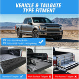Nilight Tailgate Mat for Ford F150 2021-2026 F150 Lightning 2022-2026 (Not Fit Pro Access Work Surface Version) All Weather TPE Anti Slip Truck Tailgate Protector Liner Cover, view 3